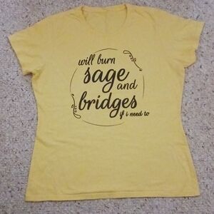 WILL BURN SAGE AND BRIDGES TEE